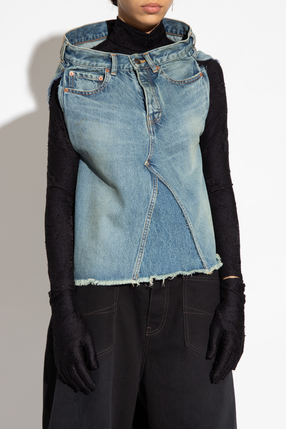 Balenciaga Sleeveless denim top Women's Clothing Vitkac